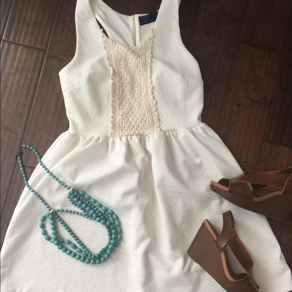 Spring white dress!